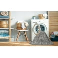 thumbnail image 2 of Ahgly Company Machine Washable Indoor Rectangle Contemporary Granite Gray Area Rugs, 5' x 8', 2 of 7