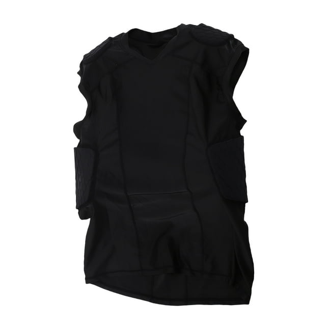 Basketball Vest, Quick Drying Fabric Impact Buffering Protective Sports Vest for Football Training S,M,L,XL