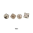 thumbnail image 2 of 30 Pieces Shirt Sweater Shank Button Replacement Clothes Coat Metal Buttons Brooch Pin Cufflink Badge Sewing Accessories White/45-48, 2 of 7