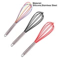 thumbnail image 5 of Dream Lifestyle Stainless Steel Balloon Wire Whisk, Heavy Duty Metal Whisks for Cooking, Hand Mixing Kitchen Tool, Egg Beater, For Stirring, Blending, Baking, Comfortable Long Handle, 5 of 6