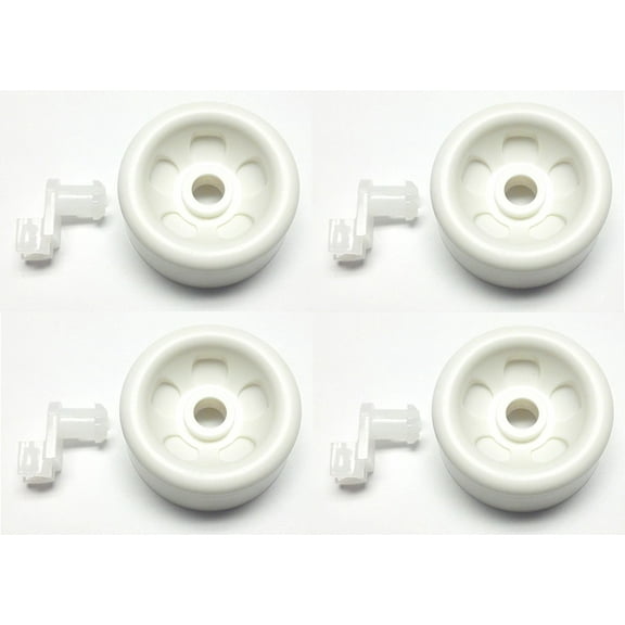 Kitchen Basics 101: 4-Pack WD12X271 Dishwasher Dishrack Roller for GE, Lower Front