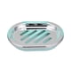 thumbnail image 3 of Toystoory Juego de accesorios de baño de 4 uds, soporte de plástico PP para cepillos de dientes, jabón, taza para traje de baño, soporte para Juegos de accesorios de baño azul claro, 3 of 6