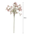 thumbnail image 6 of Artificial Flowers Lush Spring Decoration Vibrant Color Gypsophila Silk Flowers Bouquet for Home, 6 of 8