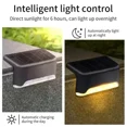 thumbnail image 5 of Luces solares LED para exteriores, luces impermeables para cubierta de valla, para patio exterior, balcón, jardín, escalera, luz de paso con energía Solar, 1 / 4 Uds., 5 of 5