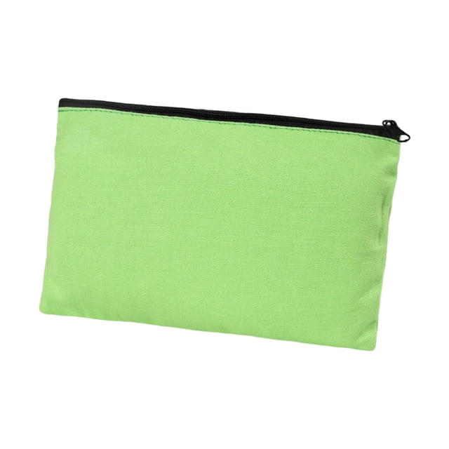 Guardurnaity Almacenamiento de joyas Bolsa con cremallera Lona Cosméticos Pendientes Favores Organizador Bolsa Joyas Regalos Embalaje Bolsillo Ropa, zapatos y accesorios Miscelánea Verde Guardurnaity AP018009-02