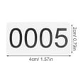 thumbnail image 2 of VORCOOL Number Marker Stickers Roll White Consecutive Adhesive Labels for Organizing, 2 of 8
