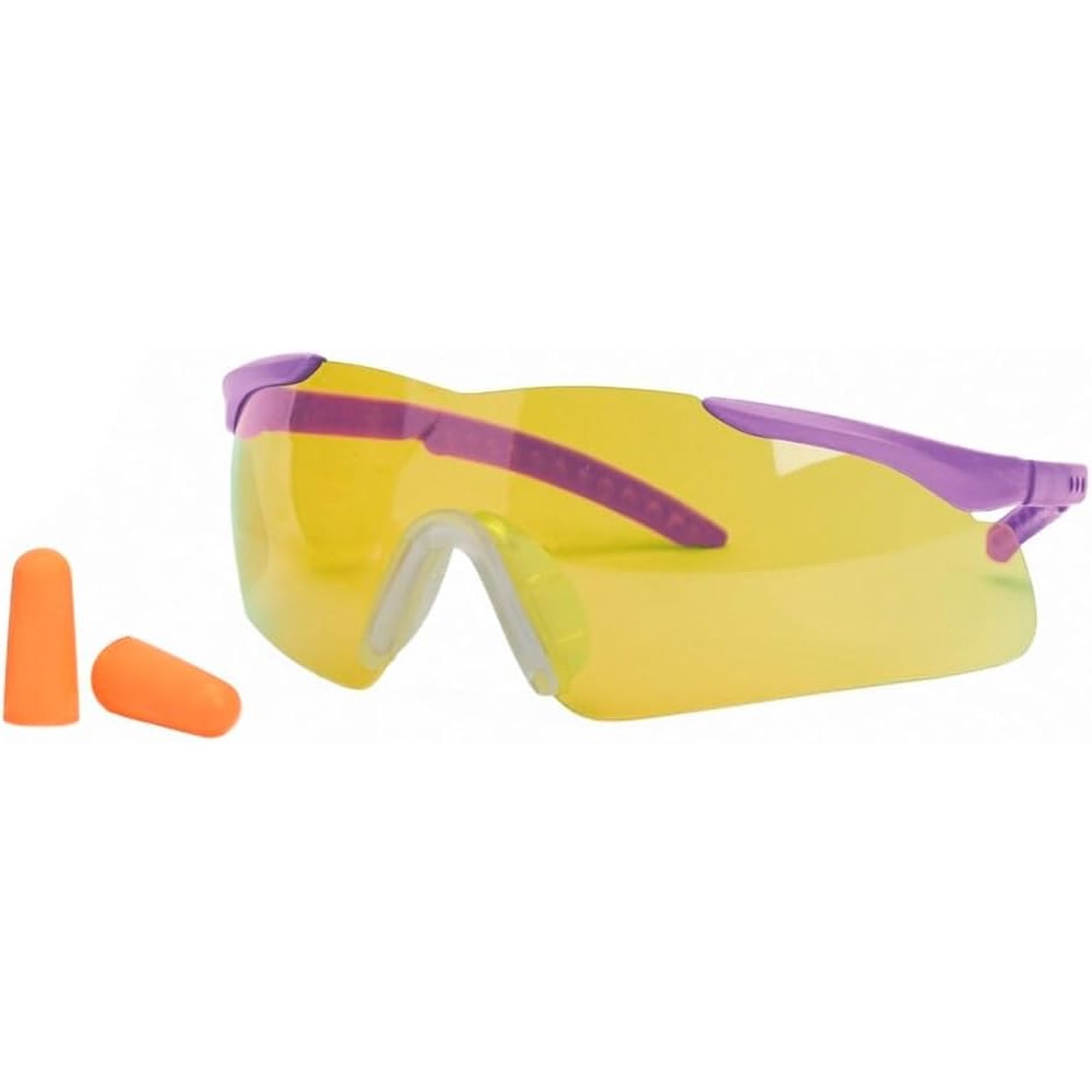 Walker's Youth & Women Earmuffs and Shooting Glasses Kit, Purple, GWP-YWFM2GFP-PU