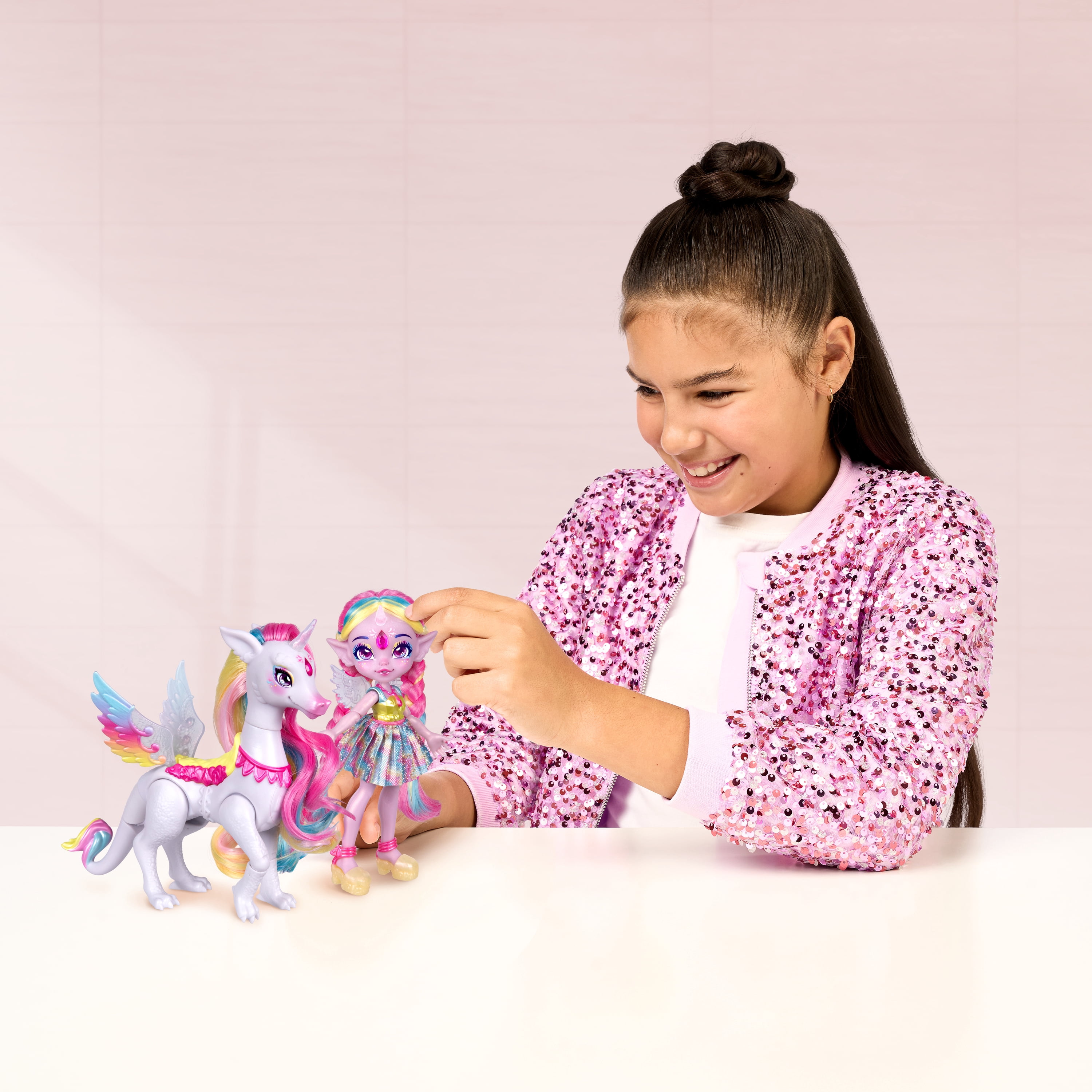 MAGIC MIXIES PIXLINGS DOLL & PET PK