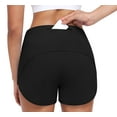 thumbnail image 5 of LWP Womens Running Shorts Quick Dry Sports Shorts High Waist Athletic Workout with Liner Zipper Pockets, 5 of 11