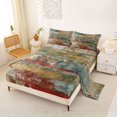 thumbnail image 2 of Homewish Grunge Ombre Queen Sheets,Classic Aesthetic Art Queen Sheet Sets,4pcs,1 Flat Sheet, 1 Fitted Sheet and 2 Pillowcases, 2 of 6