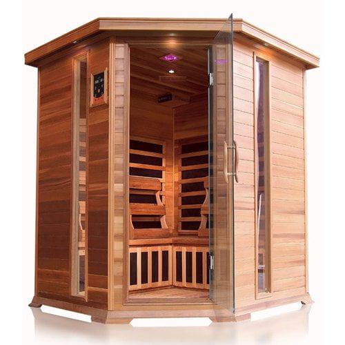 SunRay Saunas Bristol Bay 4 Person Carbon FAR Infrared Sauna by
