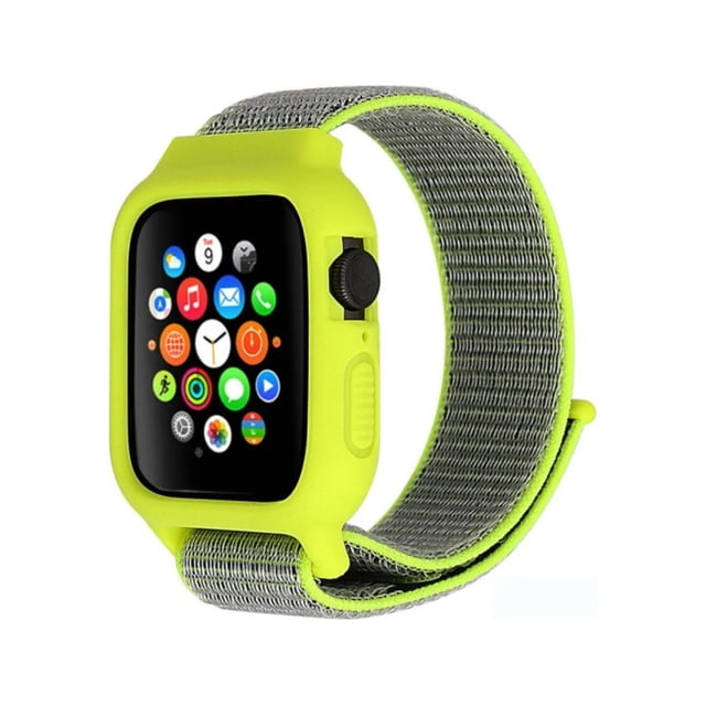 Correa Para Apple Watch Nylon + Case Protector 9/8/7/6/5/4/3