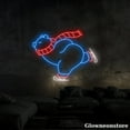 thumbnail image 4 of Glowneon Polar Bear Play Ice Skating Neon Sign, Polar Bear LED Sign, Ice Skating Club Décor, 4 of 5