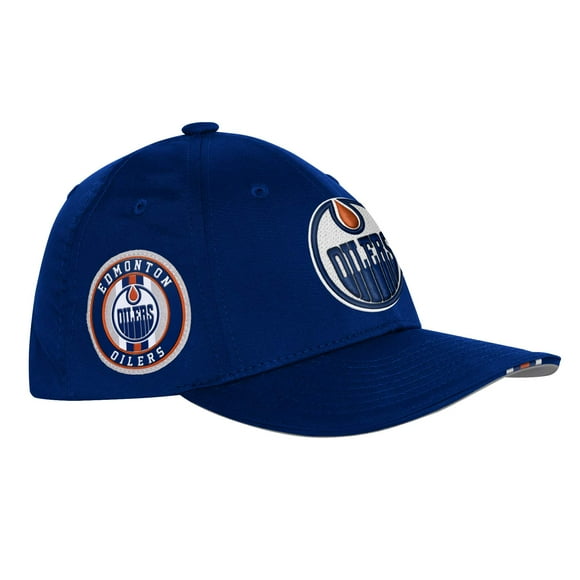 Youth Edmonton Oilers NHL Draft Podium Adjustable Hat