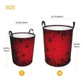 thumbnail image 3 of Fotbe Spiders On The Web And Space Cesto de Ropa con Asas, Cesto Impermeable de Gran Capacidad, Bolsa de Lavado para Dormitorio, Cesto de Ropa con Ruedas y Asas-Small, 3 of 6