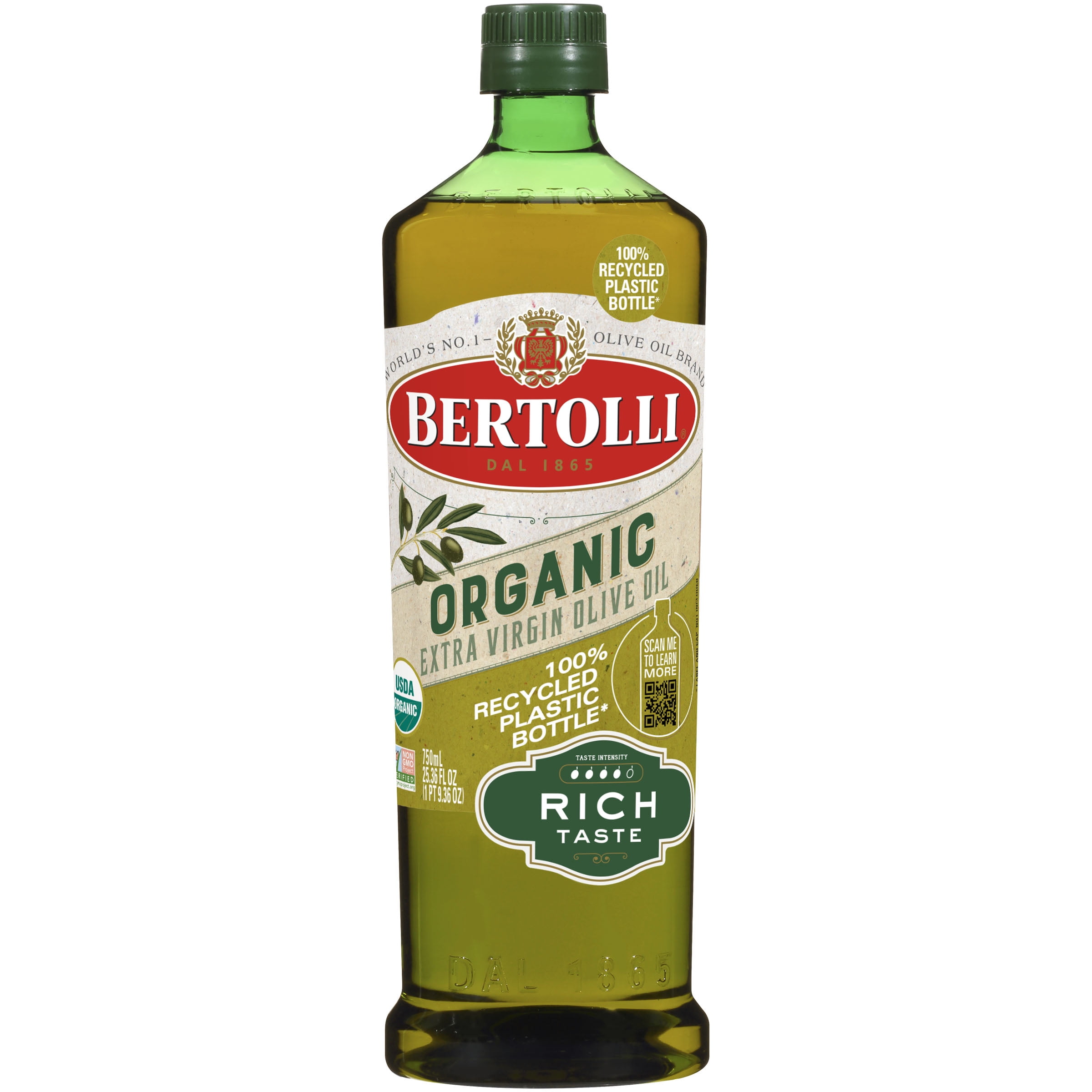 Bertolli Extra Virgin Olive Oil Organic, 25.36 fl oz