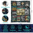 thumbnail image 5 of Gamer Gifts Blanket for Boys,Gaming Gifts for Teenage Boys,Cool Video Game Gifts for Men,Gaming Blanket for Boys,Gamer Gifts for Game Lovers Gamer Throw Blankets, 5 of 6