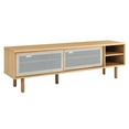 thumbnail image 2 of Modway Kurtis Modern MDF and Particleboard TV Stand for TVs up to 65" in Oak, 2 of 10