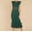 Green, variant on Ichuanyi Summer Dresses Fashion Women Tight Sleeveless Lace Splice Ruffled Flounce O-Neck Sexy Dress