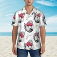 thumbnail image 2 of Susaid Cute Poodle Dog Print Hawaiian Shirts for Men Women,Hawaiian Summer Short-Sleeve Casual Relaxed-Fit Button-Down,3X-Large, 2 of 7