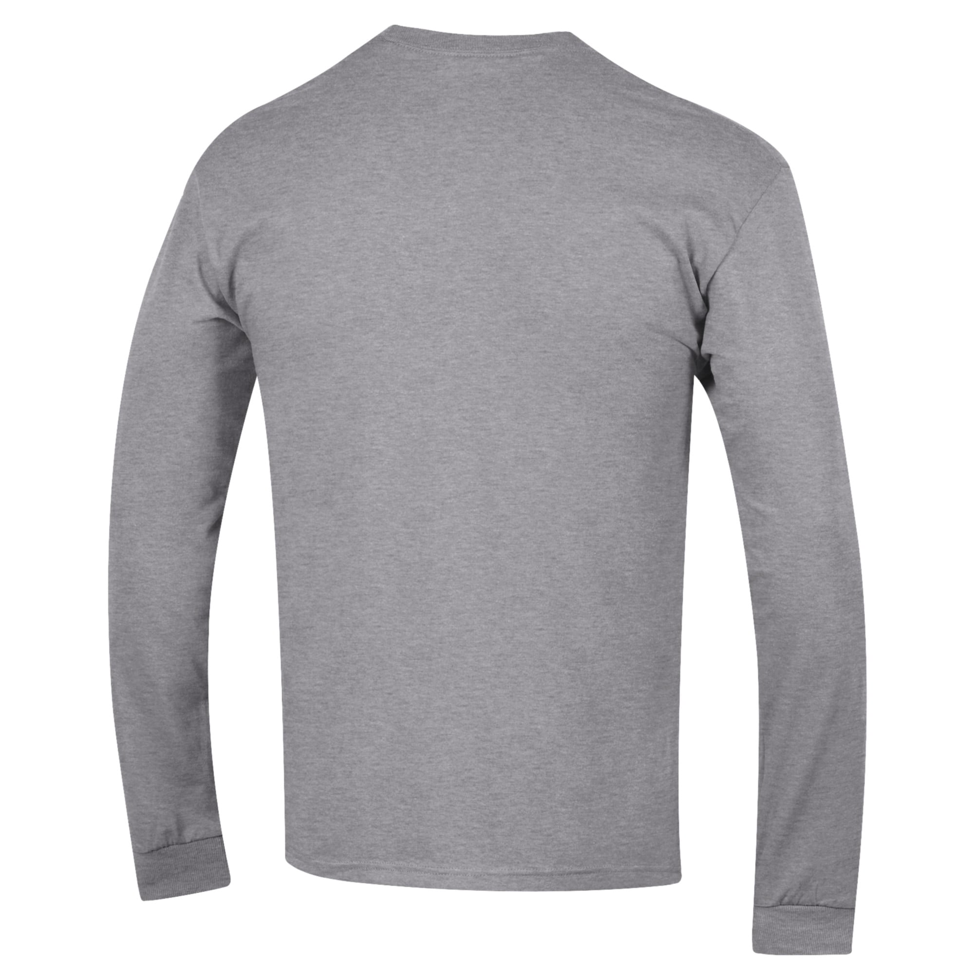 Men's Champion  Gray Air Force Falcons Track & Field Stack Long Sleeve T-Shirt