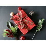 Green holiday mini gift box