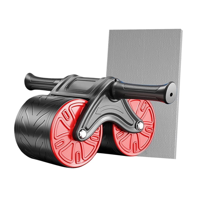 Músculo abdominal del entrenamiento del rodillo abdominal del equipo de la aptitud de la rueda del rodillo Rojo Sharpla Rueda de rodillos abdominales