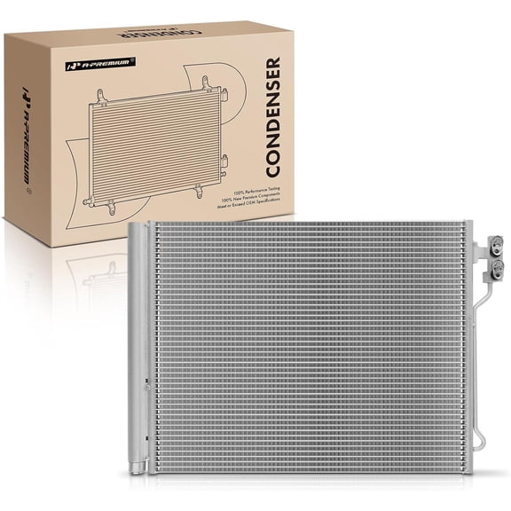 A-Premium Air Conditioning A/C Condenser Compatible with Hyundai Veloster 2013-2017 L4 1.6L Turbocharged, Replace# 4246, 976062V700