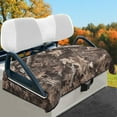 thumbnail image 2 of Yuyamidu Camo Hunting Wood Golf Cart Seat Covers 2 Passenger, Warm Golf Cart Cushion Flannel Golf Cart Seat Towel Blanket for Men Women, 2 of 8