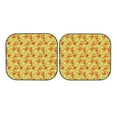 thumbnail image 3 of Uemuo Crab Lobster Printed 2 PCS Car Windshield Sun Shade, Auto Sun Heat and UV Rays Blocker, Foldable Automotive Front Window Sunshade Protector, 3 of 7