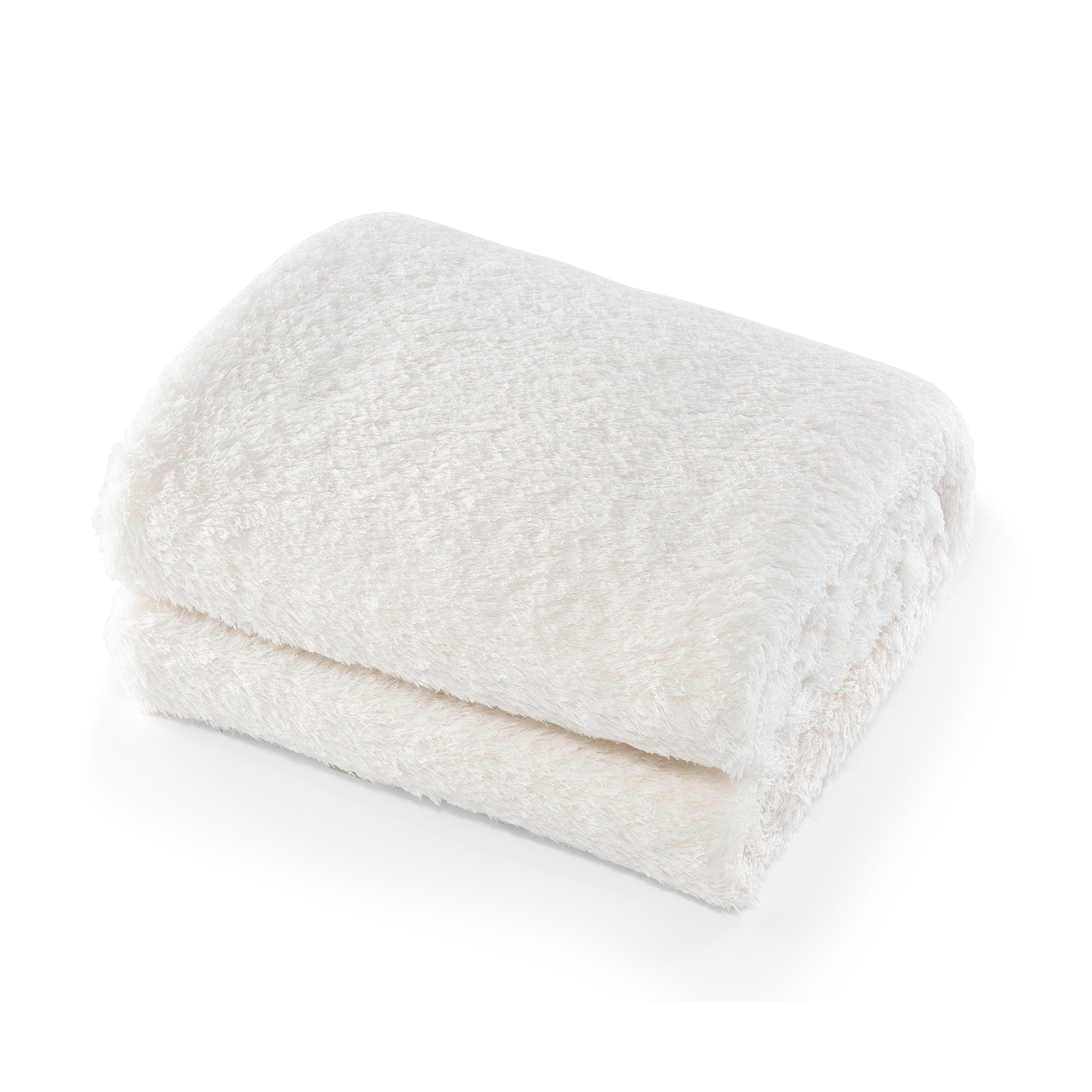 CBCHome Cozy Chenille Sherpa Throw Blanket - Soft, Plush, Fluffy Sofa and Bed Throw, Great Gift for Women, Teens - All Season Home Décor (Off White, 50" x 60")