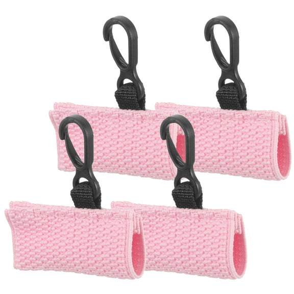 OFFIGAM 4-Pack Lip Gloss Holder Keychain Portable Lipstick Case with Clip for Easy Carry and