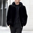 thumbnail image 2 of Men's Jacket Winter Warm Hooded Coat Casual Short Outerwear Lightweight Comfortable Stylish, 2 of 2