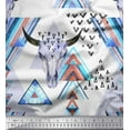 thumbnail image 1 of Soimoi Cotton Duck Fabric Triangle & Animal Face Fabric Prints By Yard 42 Inch Wide, 1 of 1