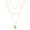 "3PCS - simulated Pearls&Bar&Hammered Disc, variant on Dainty Layered Choker Necklace, Handmade Y Pendant Necklace Multilayer Bar Disc Necklace Adjustable Layering Choker Necklaces for Women