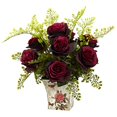 thumbnail image 2 of Cheveux Rose & Maiden avec Jardinière Florale, 2 of 9