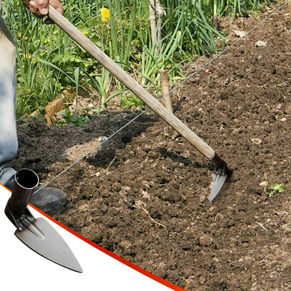 Garden Hand Hoe for Weeding and Planting, Portable Manganese Steel Without Handle, Rust Resistant, Outdoor Farming Tool for Narrow Spaces, 1-Pack