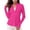 Hot Pink, variant on Wlynlyn Womens Workout Tops Long Sleeve Sun Protection Zipper Golf Shirts Quick Dry Lightweight Active Tennis Shirts