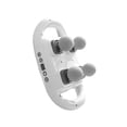 thumbnail image 2 of Esquirla Handheld Massage Machine 6 Gears with 4 Massage Heads for Neck Legs Shoulder White, 2 of 8