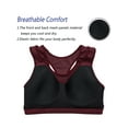 thumbnail image 7 of YouLoveIt Women's High Impact Support Sports Yoga Bra Breathable Top Fitness Women Yoga Gym Crop Bra Wirefree Mesh Racerback Top Lift Up Yoga Bras, 7 of 7
