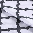 thumbnail image 3 of Lux Decor Collection King Bed Sheets Set -King Sheets Brushed Microfiber 1800 Thread Count Bedding -Wrinkle, Stain, Fade Resistant -Deep Pocket King Size Sheets Set -4 PC(King, Quatrefoil White), 3 of 5