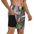 thumbnail image 2 of Fuzoiu German Shepherd Dog Print Men's Swim Shorts,Quick-Dry Double-Layer Swim Trunks,Board Trunks,Beach Shorts Swimwear Bathing Suits-3X-Large, 2 of 6