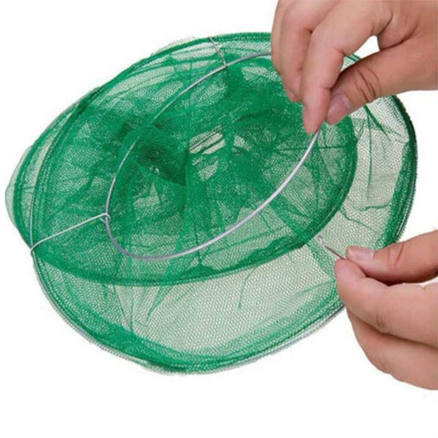 Colgando Moscas Catcher Jaula Reutilizable Plegable Moscas Net Trampas para Patio Jardín Tmvgtek Para estrenar