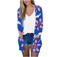 thumbnail image 3 of SELONE Lightweight Cardigans for Women Summer Beach Cardigans Casual Open Front Cardigan Cover Ups Cardigan Thin Outwear Top Long Cardigans with Pockets Everyday Wear Vacation Going Out Cardigan, 3 of 6