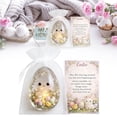 thumbnail image 2 of ChromaMuse Easter Pocket, Easter Bunny Hugs with Prayer Card Basket Stuffers Easter Gifts for Coworkers Friends Daughter Son New Beginnings & Stocking Fillers, 2 of 9