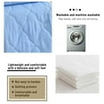 thumbnail image 6 of 1*Air-Conditioning Quilt Summer Blanket Bed Blanket Skin Friendly Plain Print Washed Cotton Bed Blanket Cool Comforter Hot Sleeping Summer Comforter Ventilated Comforter, 6 of 8