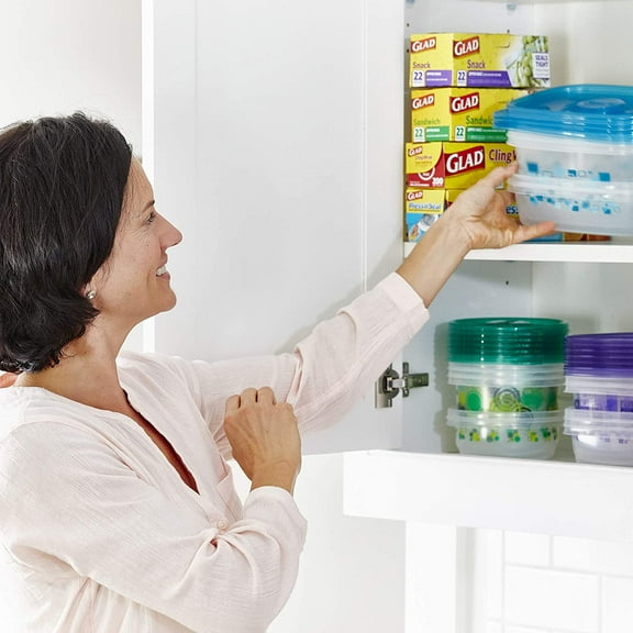 Ware Food Storage Containers, 20 Piece Set with Color Match Lids, Airtight  Containers