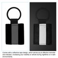 thumbnail image 5 of Uxcell Reflective Keychain Tags, 6 Pack Reflective Zipper Pulls for Backpack Dog Collar, Black, 5 of 6