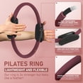thumbnail image 2 of Pilates Kit  15-inch Ring With 1x Core Ball 3x Resistant Loops And 2x Flex Bands Home Equipment Set Mat, 2 of 7