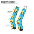thumbnail image 5 of Balery Flowers Avocado Fun Novelty Socks Men'S Women'S Crew Socks Funny Crazy Novelty Socks Quirky And Cool Socks, 5 of 9